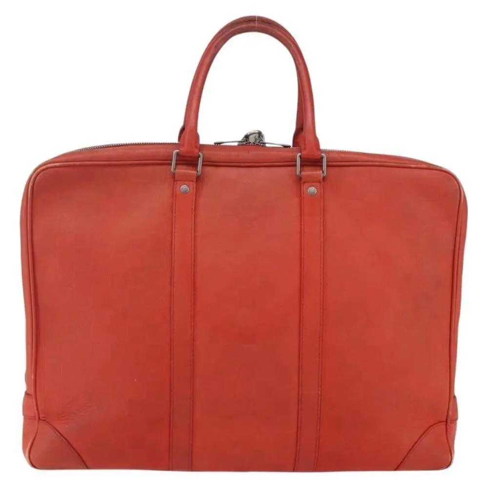 Louis Vuitton Damier Infini Porte Documents Voyage Business Bag Orange